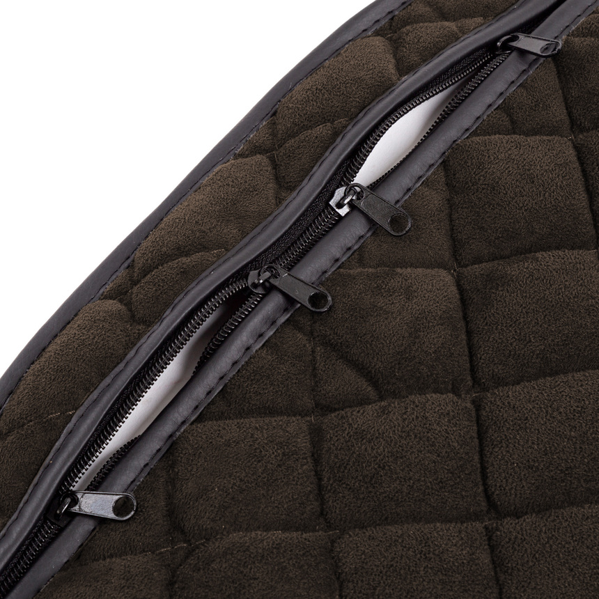 Комплект универсальных накидок на передние сиденья "CarPerformance", 2 шт., алькантара CP-210A BR Комплект универсальных накидок на передние сиденья "CarPerformance", 2 шт., алькантара CP-210A BR