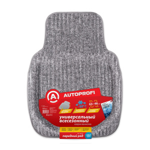 Коврик автомобильный AUTOPROFI   PET-160f GY Коврик автомобильный AUTOPROFI   PET-160f GY