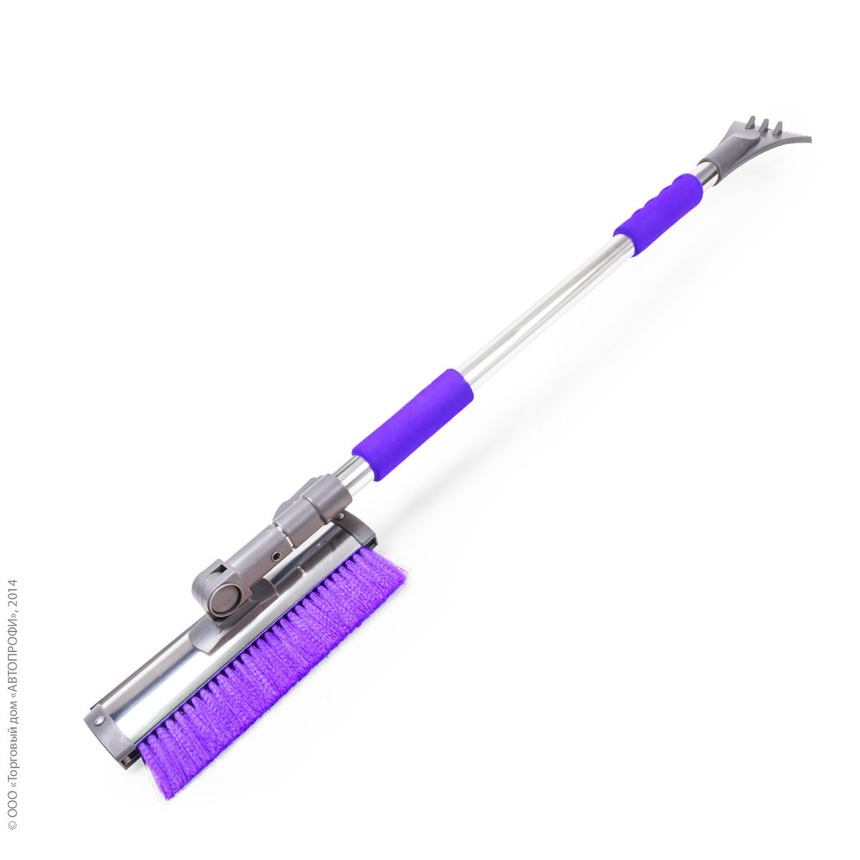 Щетка для снега "AUTOPROFI" SB-1462 GY/VIOLET