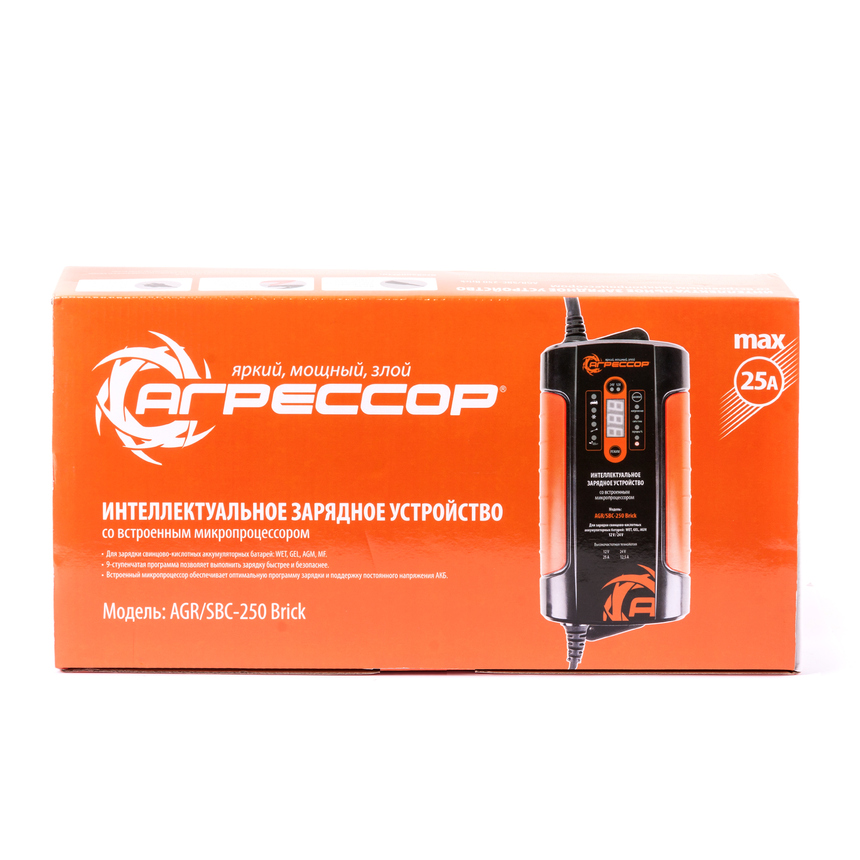 Цифровое зарядное устройство "Агрессор" AGR/SBC-250 Brick Цифровое зарядное устройство "Агрессор" AGR/SBC-250 Brick