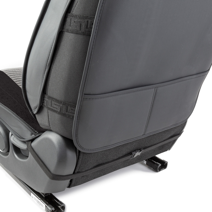 Каркасные 3D накидки на передние сиденья "Car Performance", 2 шт., fiberflax CUS-3024 BK/GY