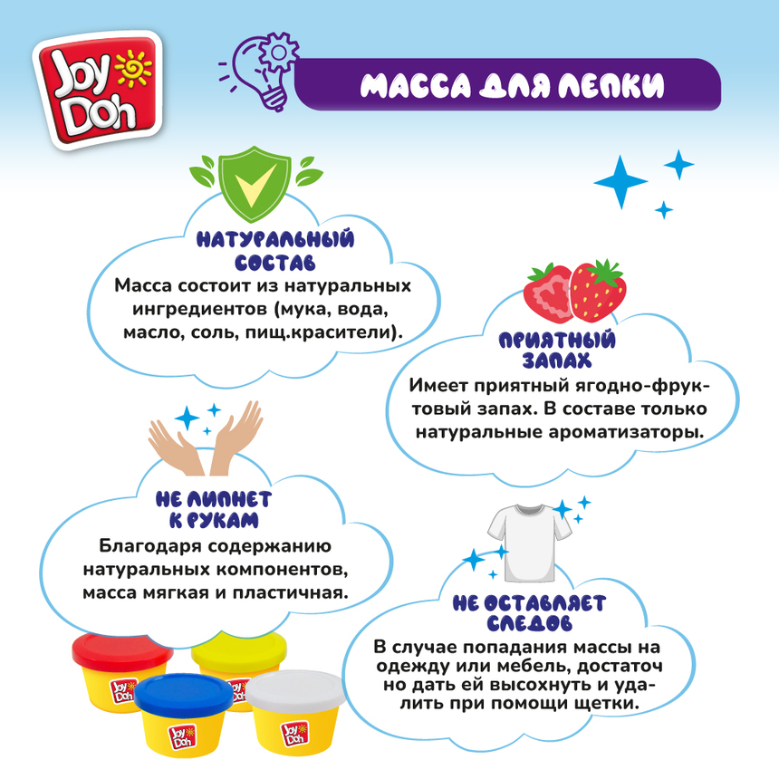 Масса для лепки Joy-Doh, набор ЧУДО-МАШИНКА MACH-200 pot