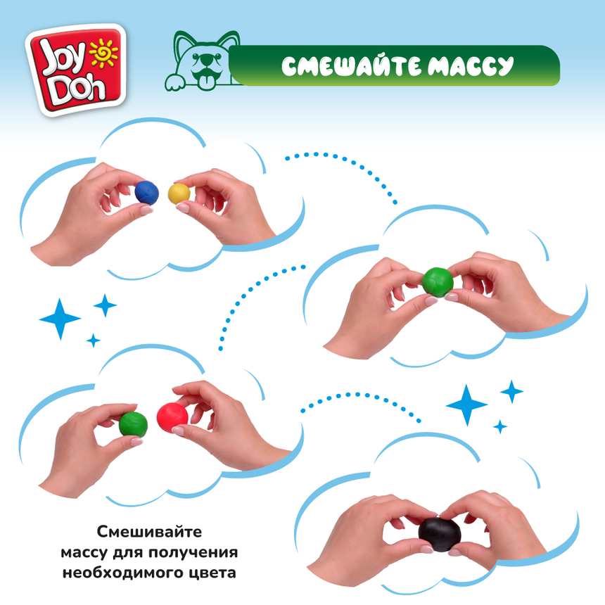 Масса для лепки Joy-Doh, набор ЖУКИ BUGS-150 pot Масса для лепки Joy-Doh, набор ЖУКИ BUGS-150 pot