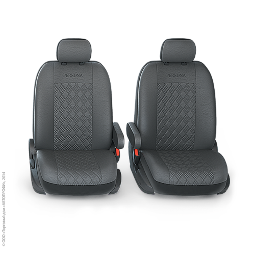 Чехлы на сиденья универсальные экокожа PERSONA FULL (M) PER-1305GF BK