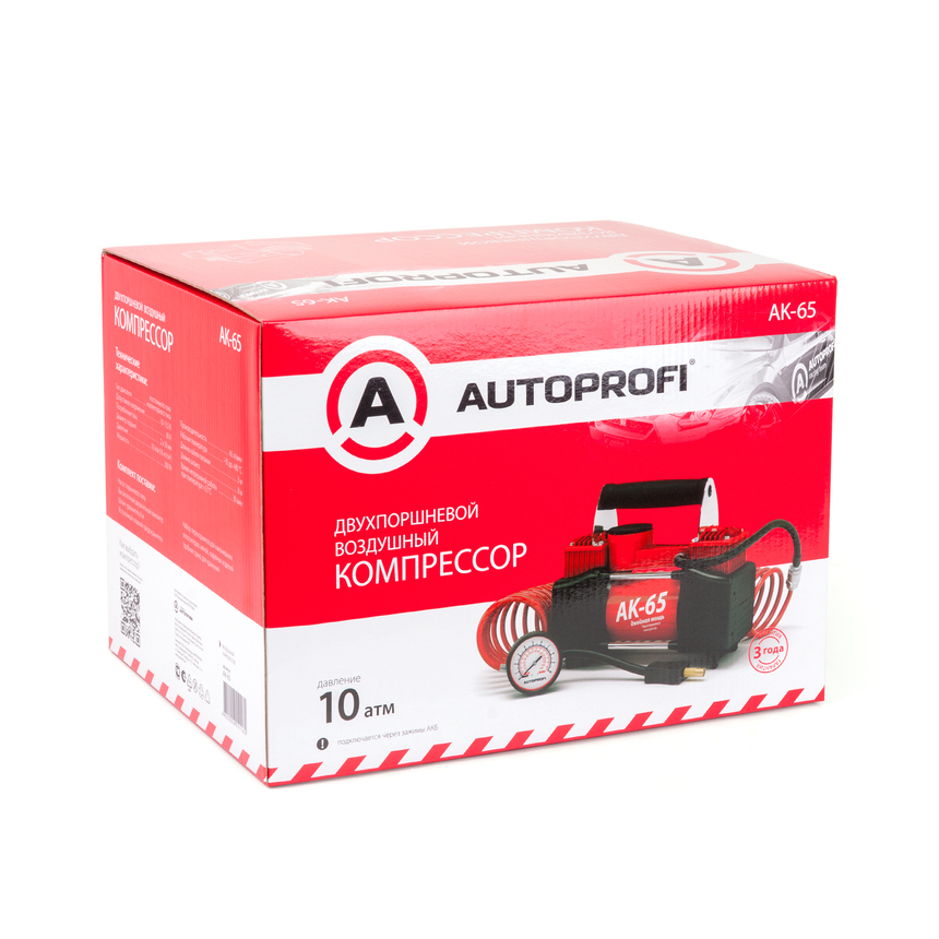купить Компрессор воздушный AUTOPROFI, 65 л./мин. AK-65 Компрессор воздушный AUTOPROFI, 65 л./мин. AK-65