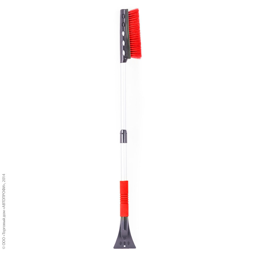 Щетка для снега "AUTOPROFI" SB-1460 BK/RD
