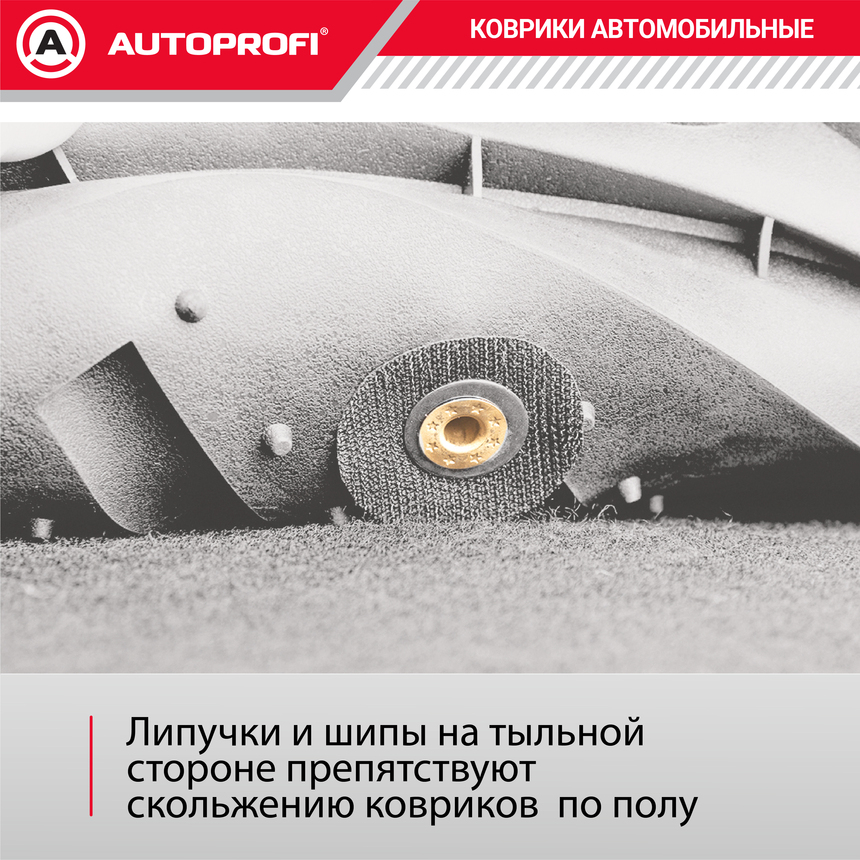 Коврики автомобильные AUTOPROFI TER-500i GY