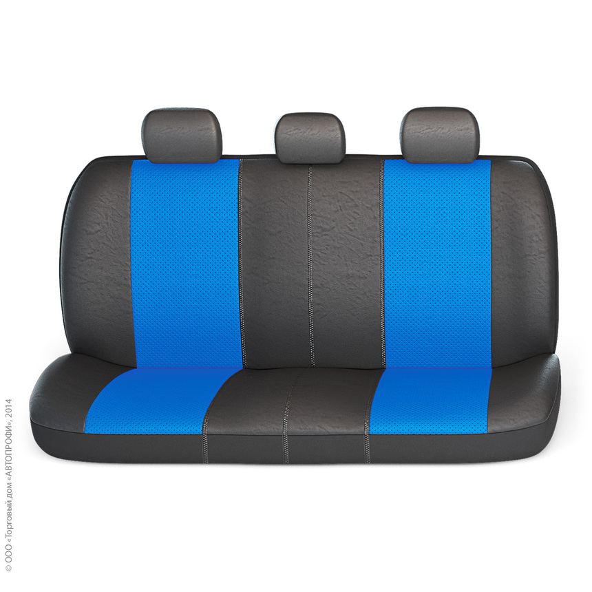 Чехлы на сиденья универсальные экокожа GRAND FULL GND-1305GF BK/BL