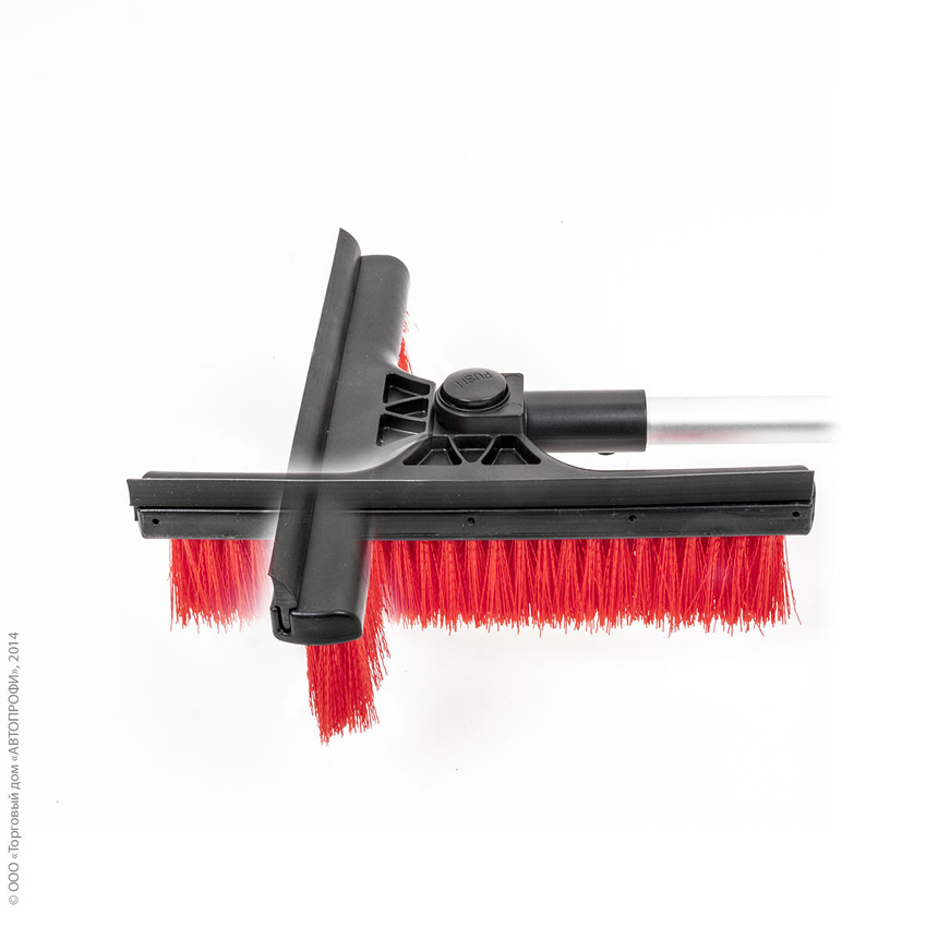 Щетка для снега "AUTOPROFI" SB-1456 BK/RD