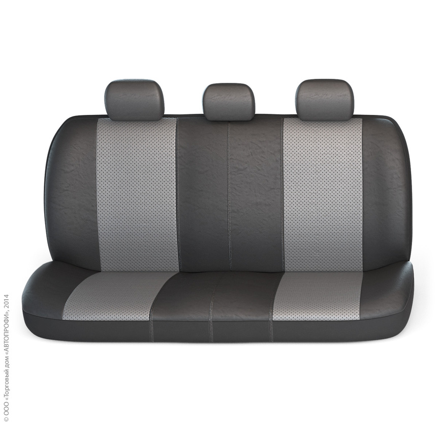 Чехлы на сиденья универсальные экокожа GRAND FULL GND-1305GF BK/D.GY