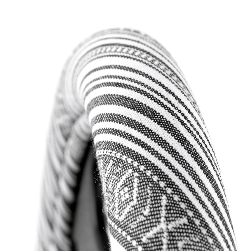 Оплётка руля AUTOPROFI из текстиля AP-1915 Multi/GY (M)