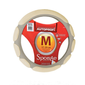 Спонжевая оплетка руля AUTOPROFI SP-9028 BE (M) Спонжевая оплетка руля AUTOPROFI SP-9028 BE (M)
