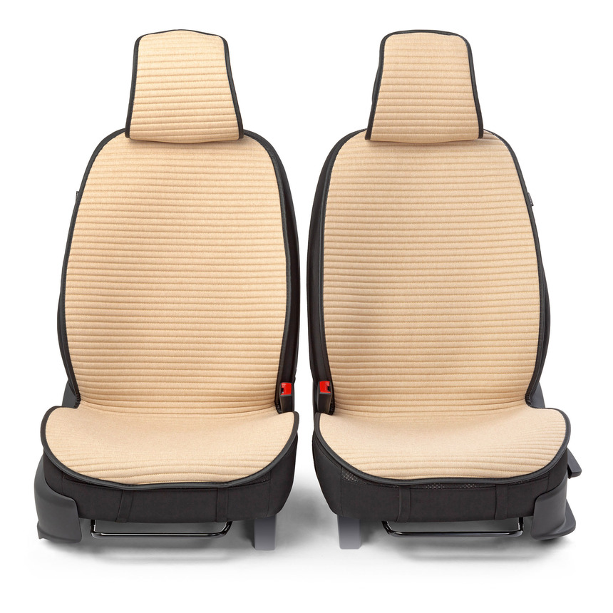 Накидки на передние сиденья "Car Performance", 2 шт., fiberflax CUS-1042 BE Накидки на передние сиденья "Car Performance", 2 шт., fiberflax CUS-1042 BE