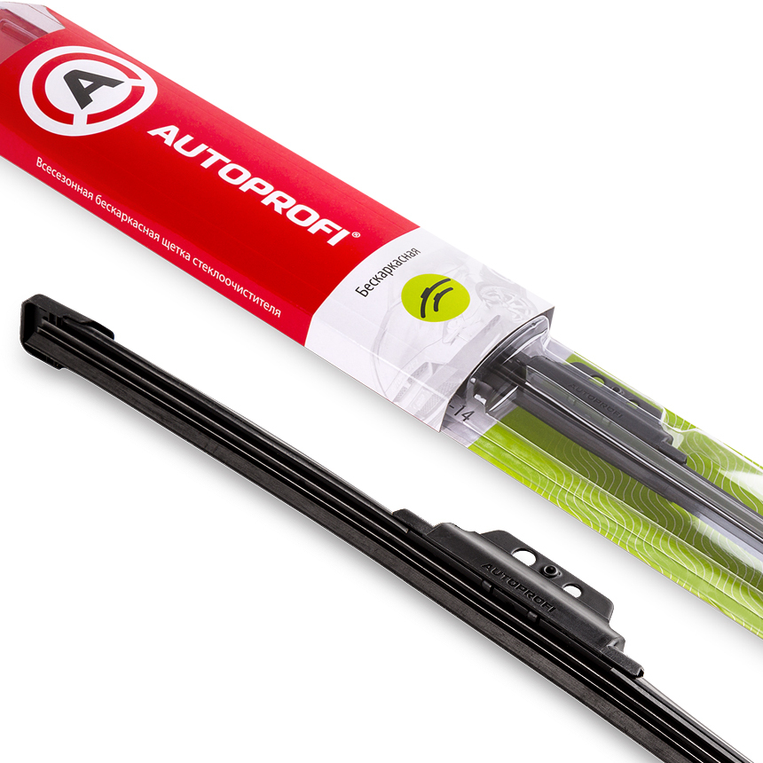 Щётка стеклоочистителя "AUTOPROFI", бескаркасная, всесезонная UD-17 Щётка стеклоочистителя "AUTOPROFI", бескаркасная, всесезонная UD-17