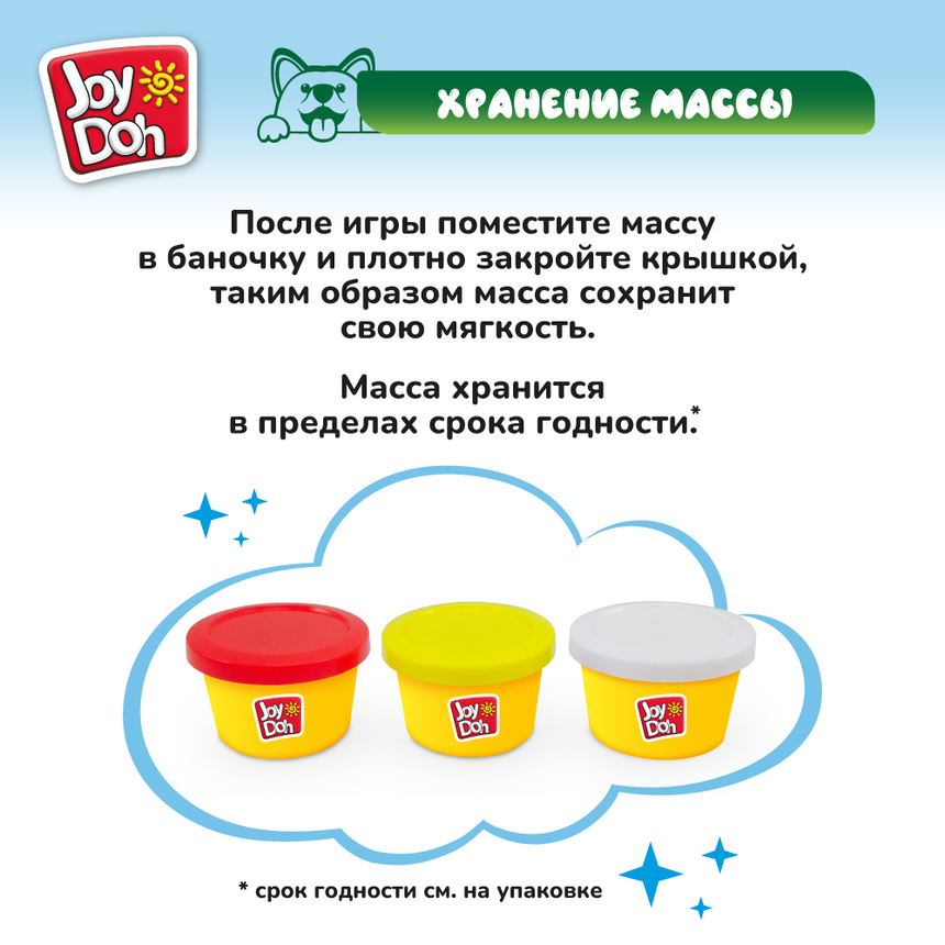 Масса для лепки Joy-Doh, набор ЛЮБИМЫЕ ПИТОМЦЫ PETS-150 pot Масса для лепки Joy-Doh, набор ЛЮБИМЫЕ ПИТОМЦЫ PETS-150 pot