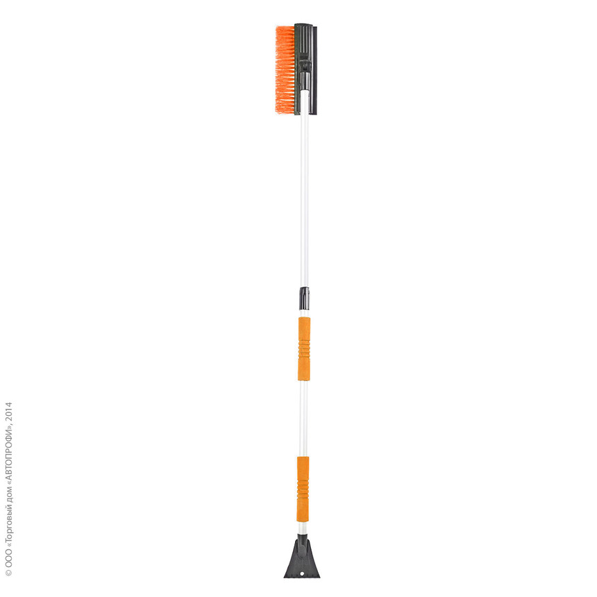 Щетка для снега "AUTOPROFI" SB-1459 BK/ORANGE