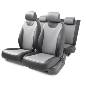 Чехлы на сиденья модельные экокожа VOLKSWAGEN JET-1Sd(03+)40-60 G BK/D.GY Чехлы на сиденья модельные экокожа VOLKSWAGEN JET-1Sd(03+)40-60 G BK/D.GY
