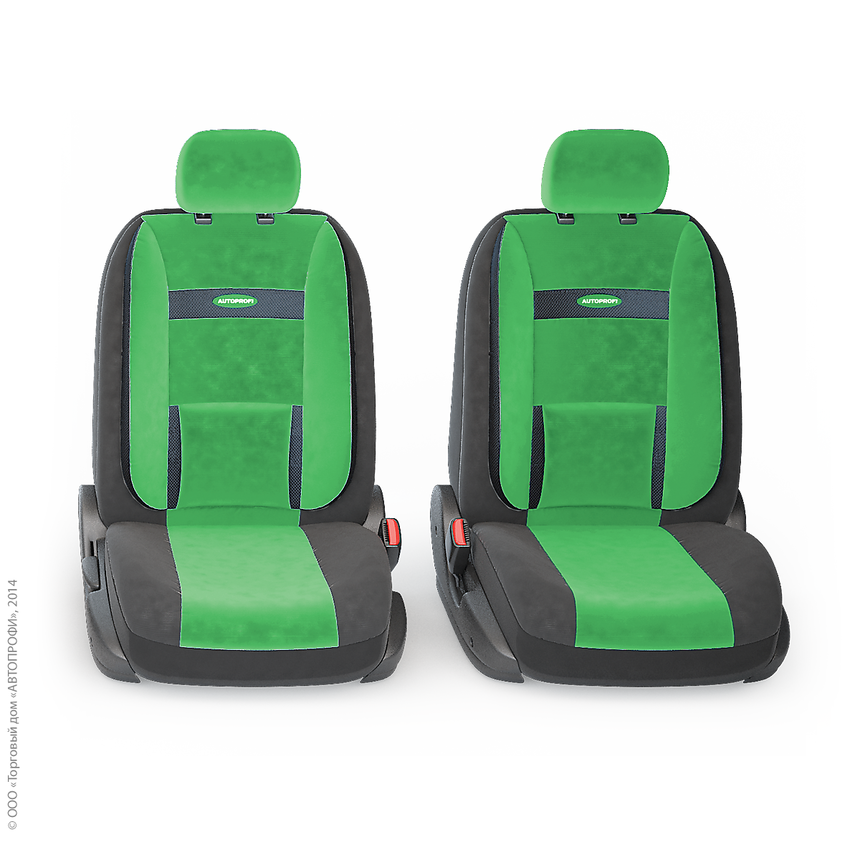 Чехлы на сиденья универсальные COMFORT COM-1105 BK/GREEN Чехлы на сиденья универсальные COMFORT COM-1105 BK/GREEN