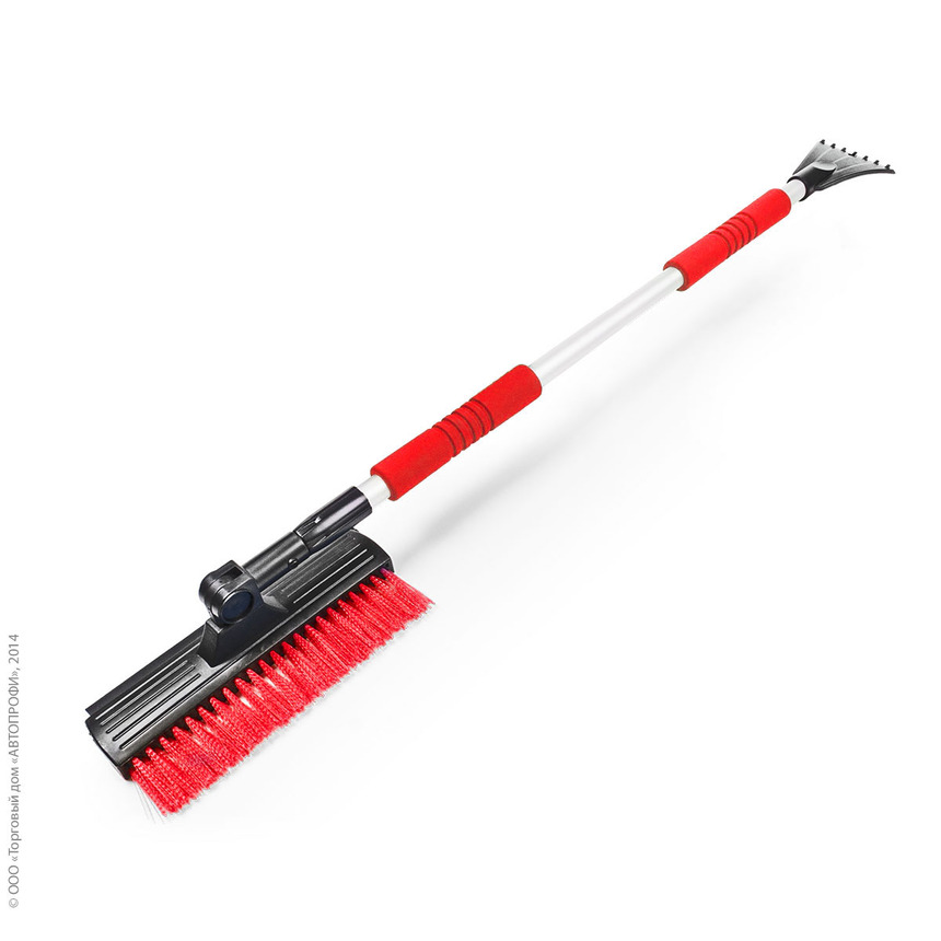 Щетка для снега "AUTOPROFI" SB-1459 BK/RD