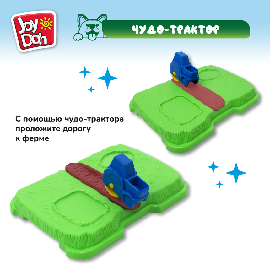 Масса для лепки Joy-Doh, набор ФЕРМА  FARM-425 pot Масса для лепки Joy-Doh, набор ФЕРМА  FARM-425 pot