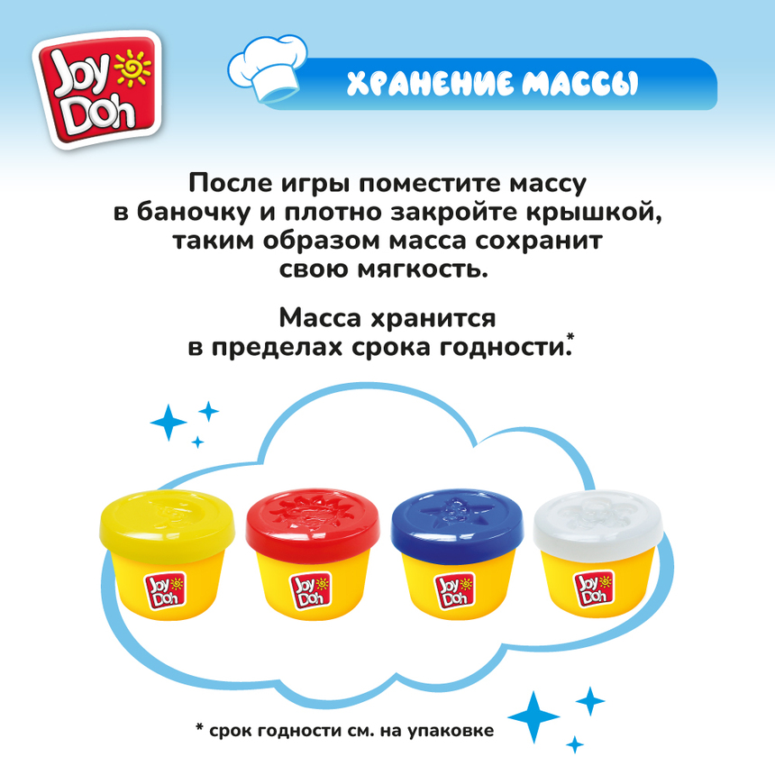 Масса для лепки Joy-Doh, набор БАШНЯ СЛАДКОЕЖКИ CUPC-200 pot Масса для лепки Joy-Doh, набор БАШНЯ СЛАДКОЕЖКИ CUPC-200 pot