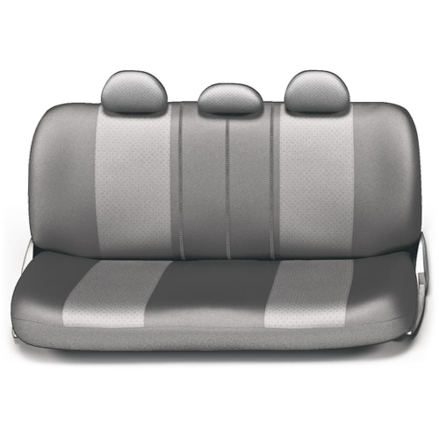 Чехлы на сиденья универсальные экокожа MATRIX MTX-1105G D.GY/L.GY (S)