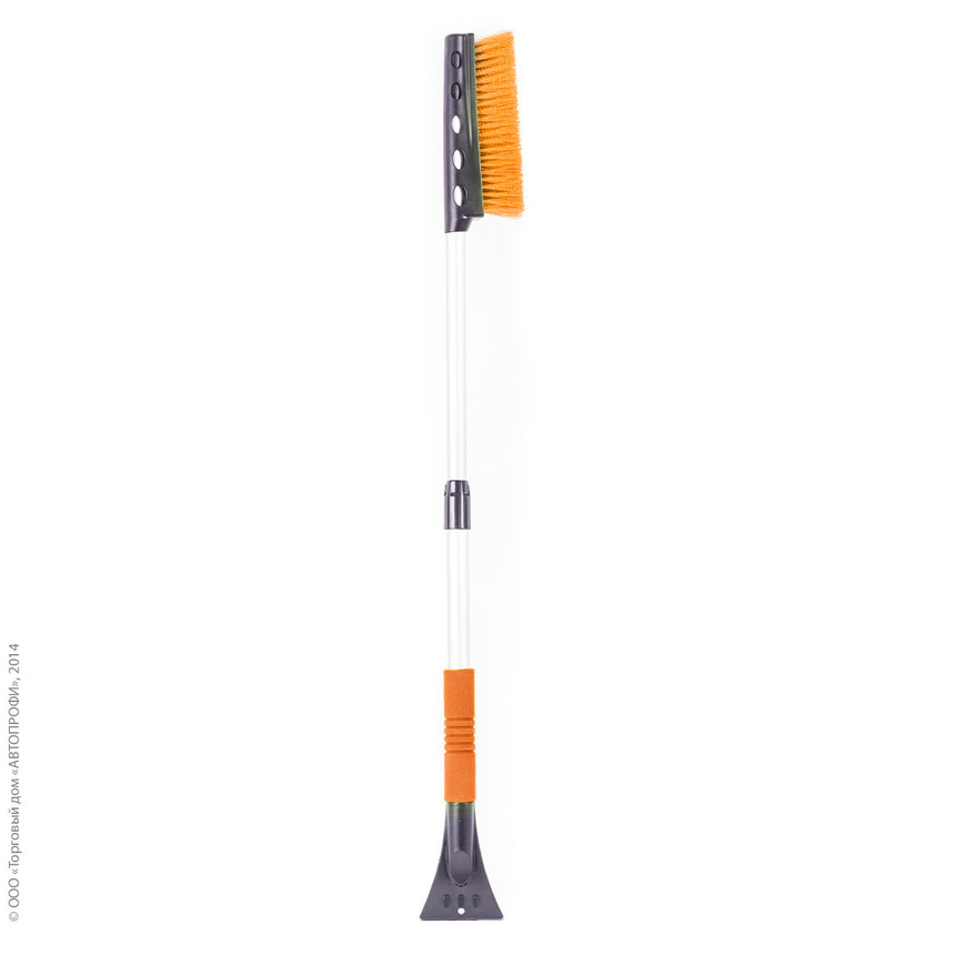 Щетка для снега "AUTOPROFI" SB-1460 BK/ORANGE