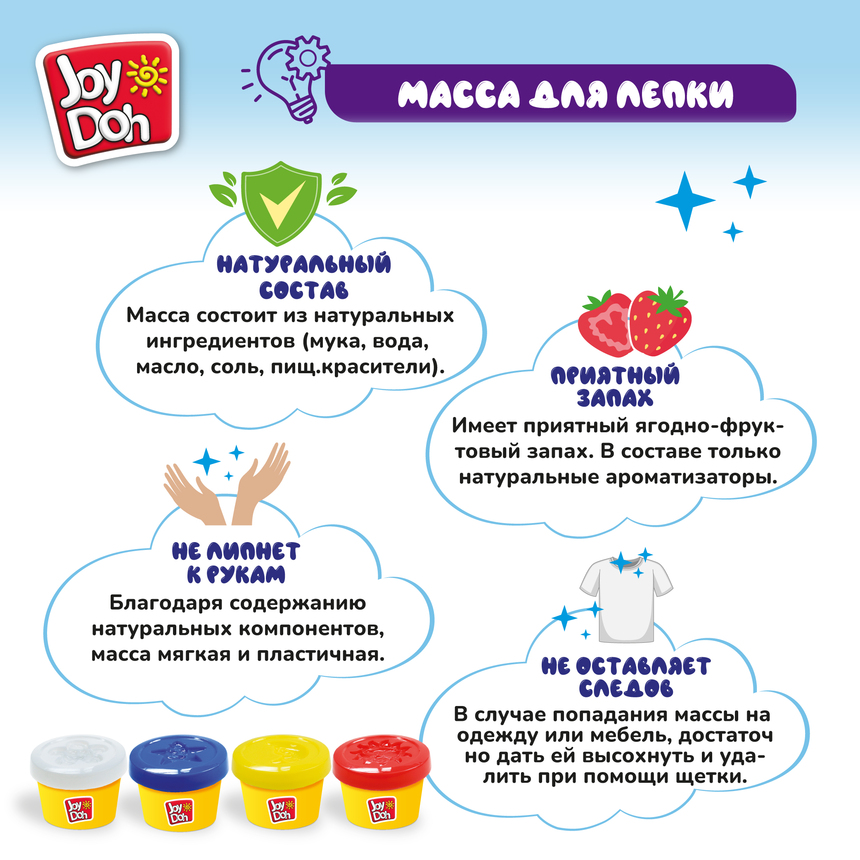 Масса для лепки Joy Doh, набор NUMBER CUTTER SET - УЧИМСЯ СЧИТАТЬ, пресс формы для цифр и вычислений,19 аксессуаров, 4 баночки с тестом (4 x 50 г.) NUMB-200 pot Масса для лепки Joy Doh, набор NUMBER CUTTER SET - УЧИМСЯ СЧИТАТЬ, пресс формы для цифр и вычислений,19 аксессуаров, 4 баночки с тестом (4 x 50 г.) NUMB-200 pot