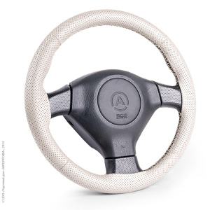 Оплётка для перетяжки руля AUTOPROFI SAM-201 BE (M)