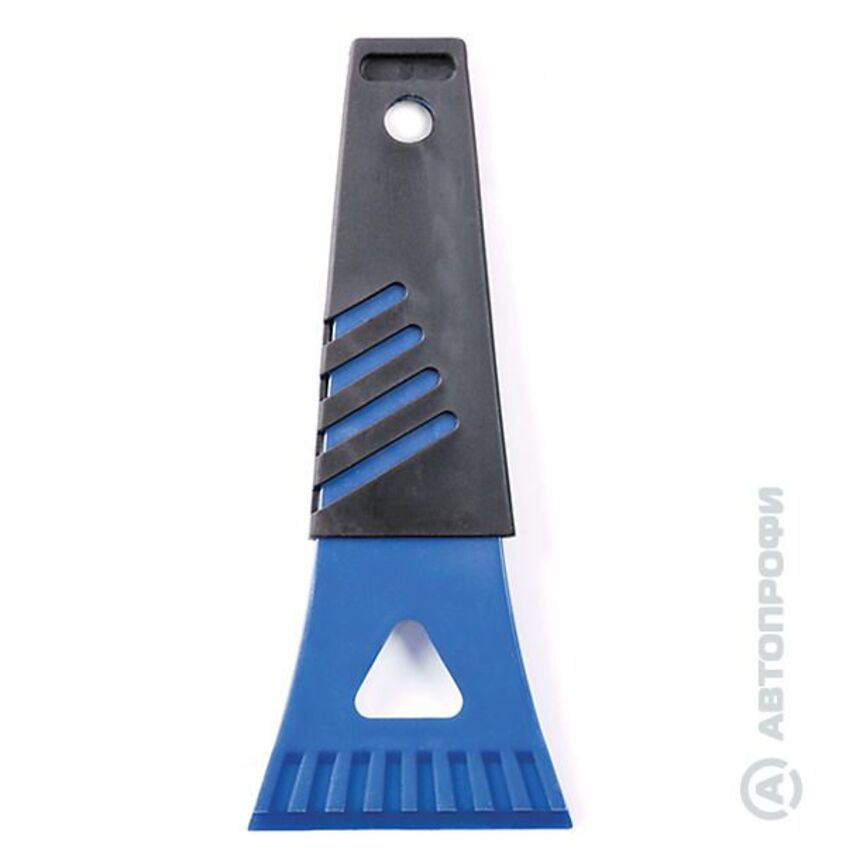 Скребок для снега с прорезиненной ручкой, 18 см., AUTOPROFI SC-1016 BL