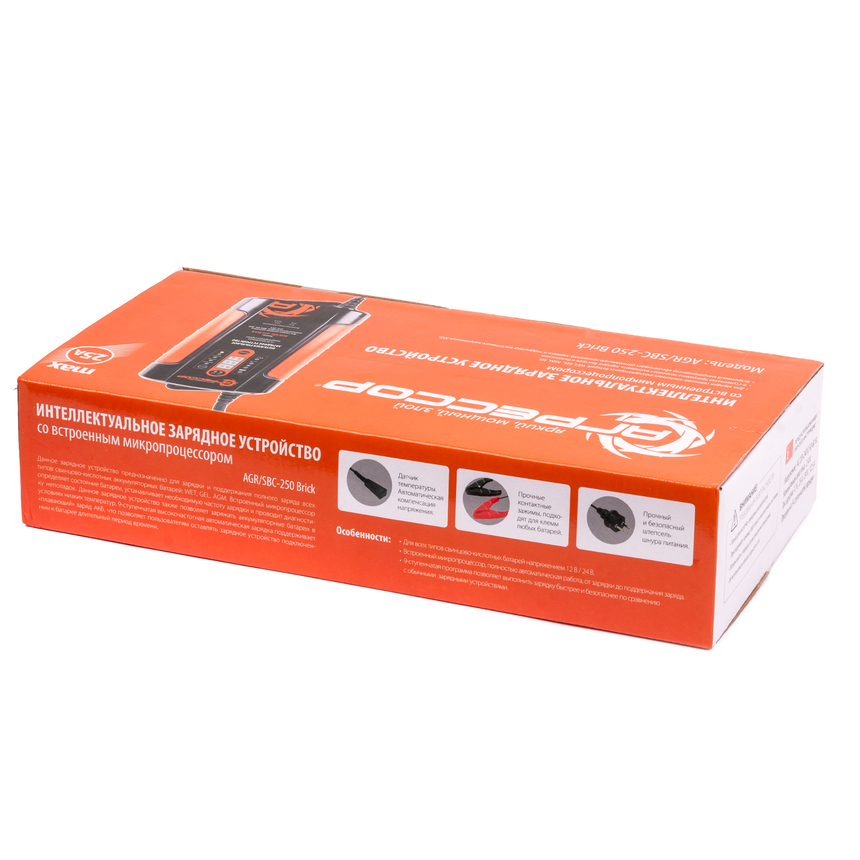 Цифровое зарядное устройство "Агрессор" AGR/SBC-250 Brick Цифровое зарядное устройство "Агрессор" AGR/SBC-250 Brick