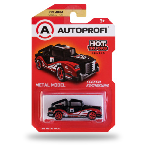 Машинка коллекционная 1:64, Серия HOT TRUCKS, TRU-003 TRU-003 BK/RD