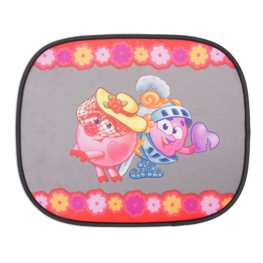 Шторка - экран на боковое окно "Смешарики" (2 шт.) SM/WIN-012 Nyusha