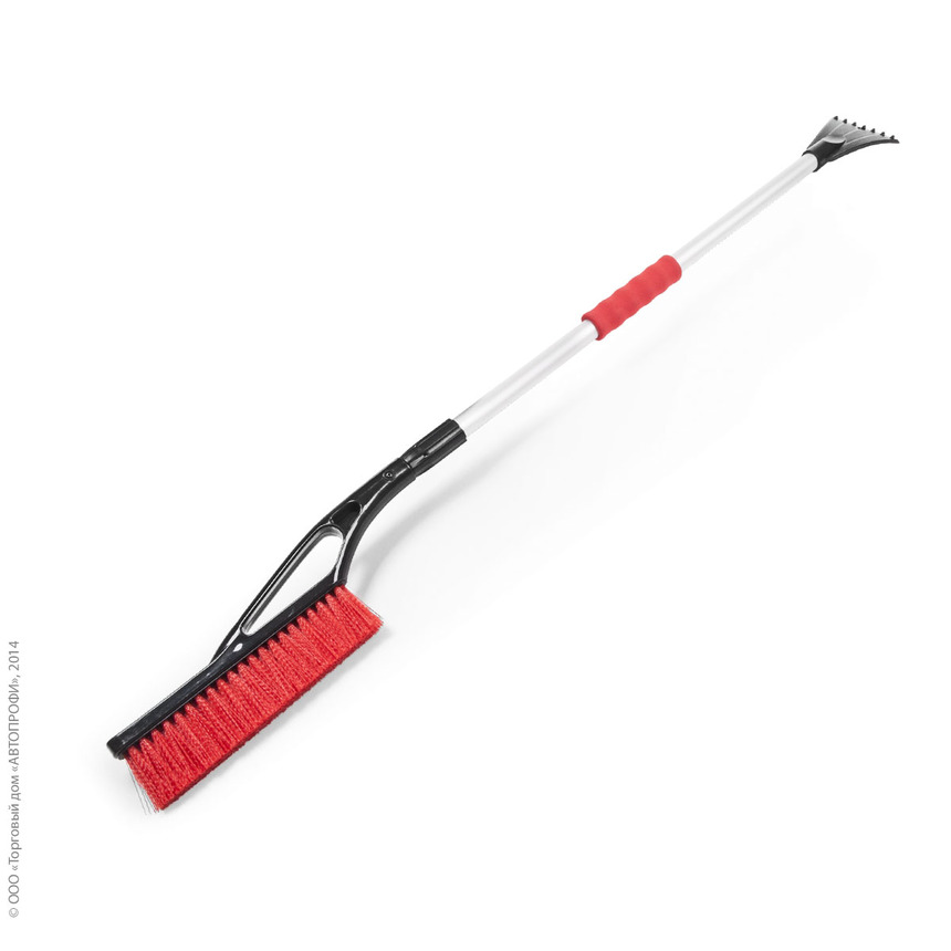 Щетка для снега "AUTOPROFI" SB-1458 BK/RD