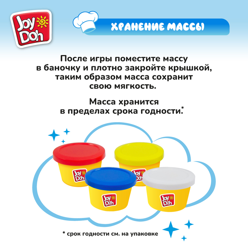 Масса для лепки Joy-Doh, набор МАКАРОННИЦА PAST-200 pot Масса для лепки Joy-Doh, набор МАКАРОННИЦА PAST-200 pot