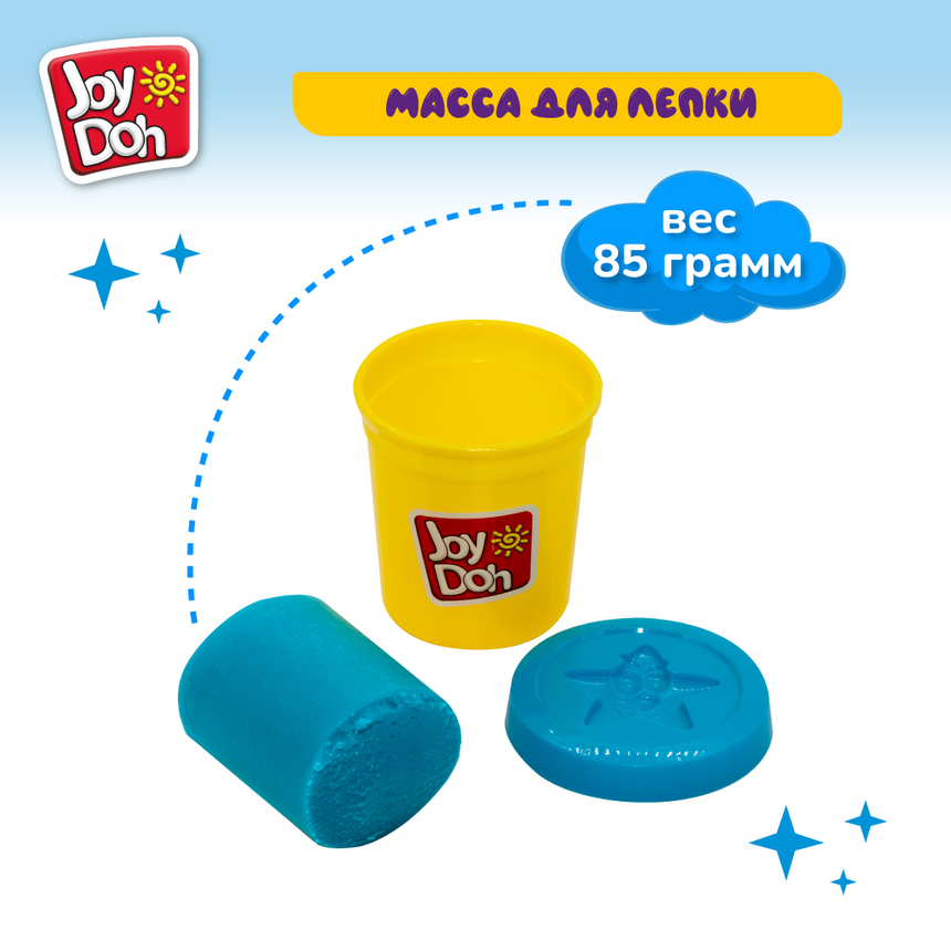 Масса для лепки Joy-Doh, набор из 20 баночек 85 г POT-20/085 pack Масса для лепки Joy-Doh, набор из 20 баночек 85 г POT-20/085 pack
