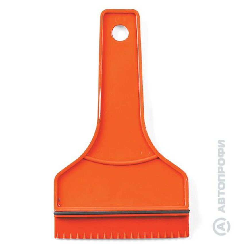 Скребок для снега, с резиновым лезвием, 18 см., AUTOPROFI SC-1017 ORANGE