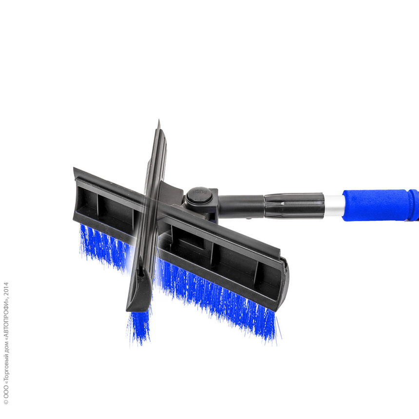 Щетка для снега "AUTOPROFI" SB-1452 BK/BL