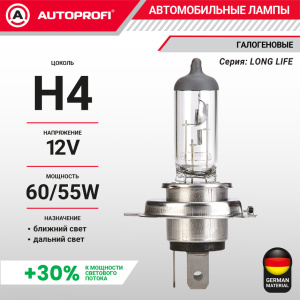 Лампа галогенная LNG-H4