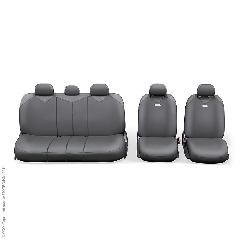 Майки на сиденья R-1 SPORTzippers R-902PZ D.GY