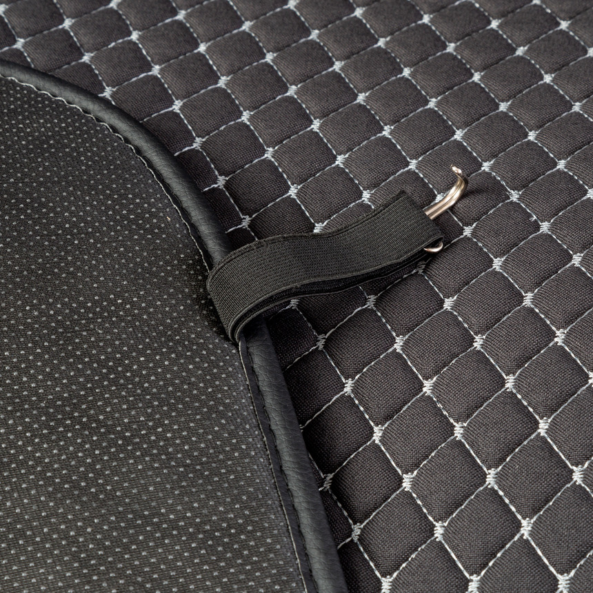 Накидки на передние сиденья "Car Performance", 2 шт., fiberflax CUS-1052 GY/GY Накидки на передние сиденья "Car Performance", 2 шт., fiberflax CUS-1052 GY/GY