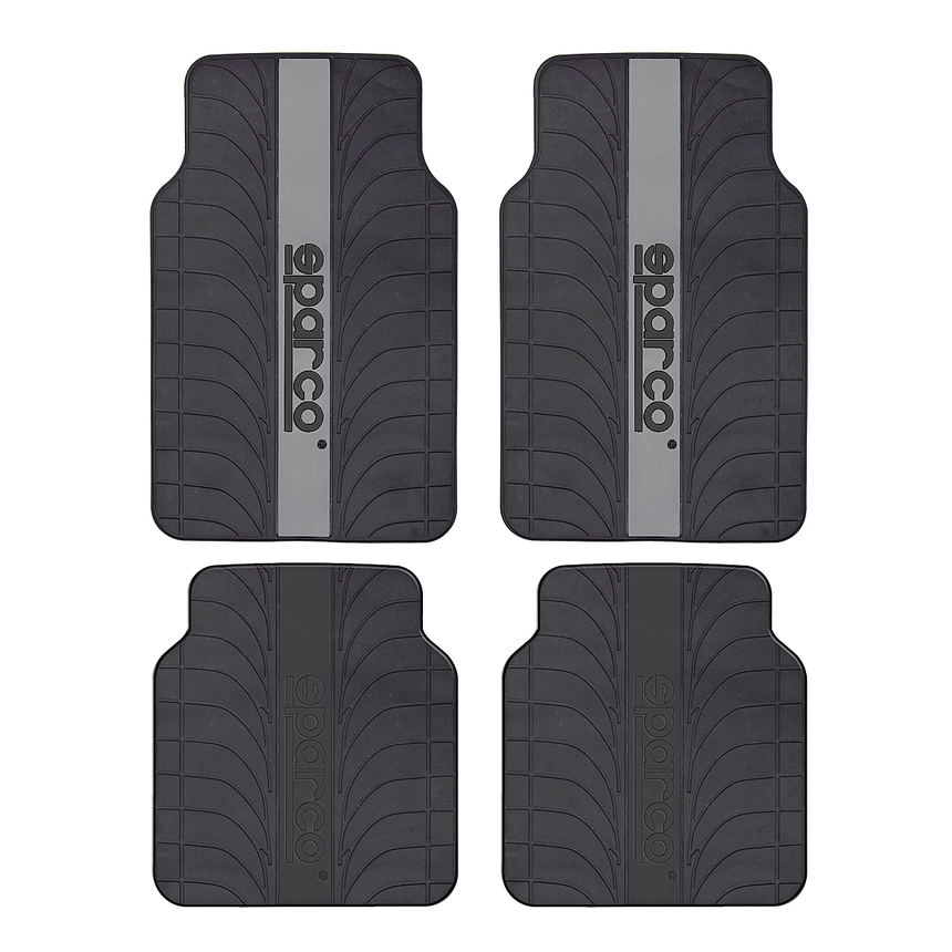 Ковры автомобильные "SPARCO", серия "Racing" SPC/RCN-504 BK/GY