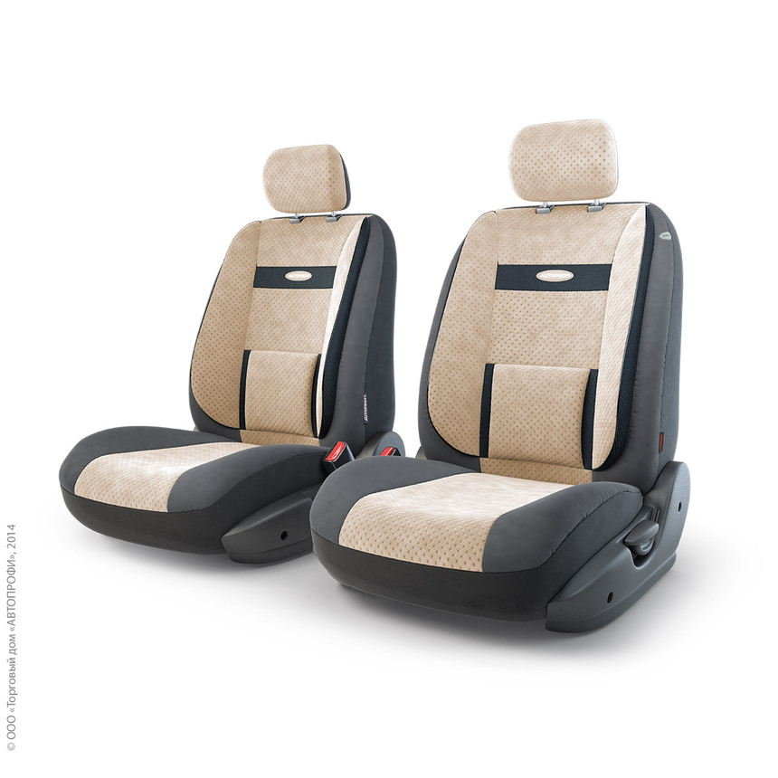 Чехлы на сиденья трансформеры COMFORT передний ряд TRS/COM-001 BK/L.BE