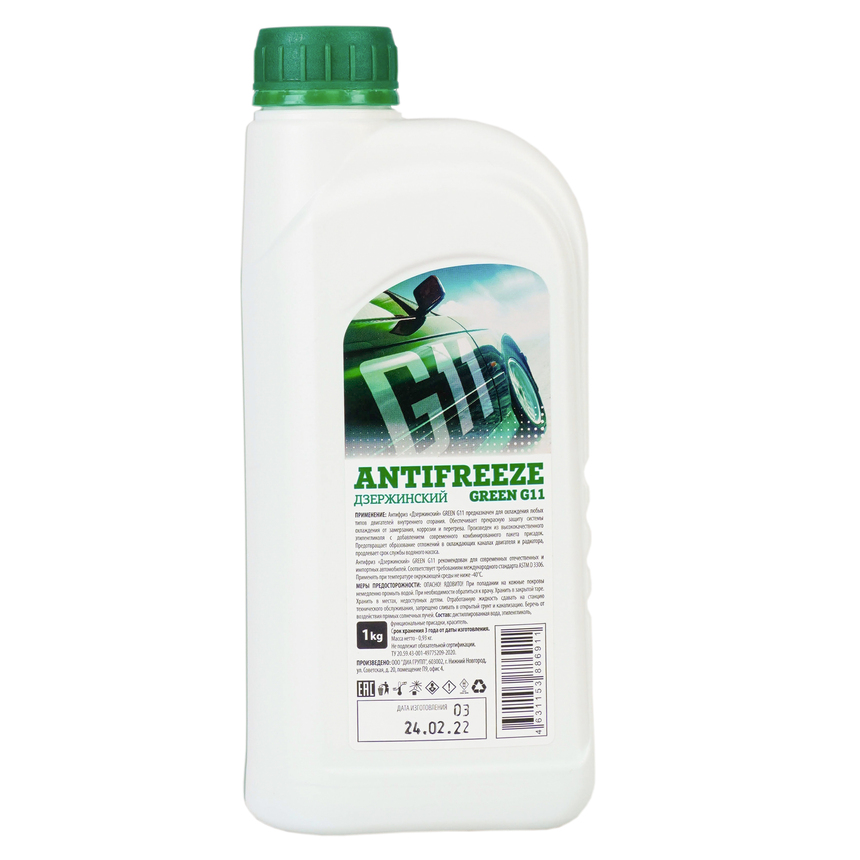 Антифриз G11 Дзержинский DZ-G11 (1kg)