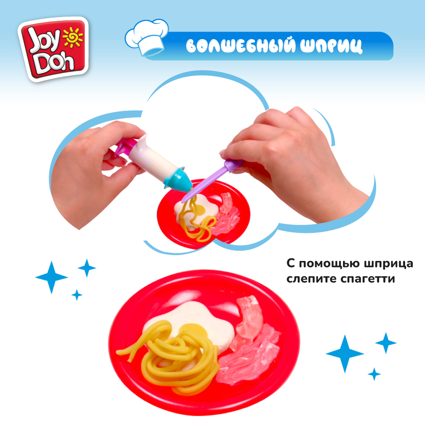 Масса для лепки Joy-Doh, набор МЕГА КУХНЯ KITC-560 pot Масса для лепки Joy-Doh, набор МЕГА КУХНЯ KITC-560 pot