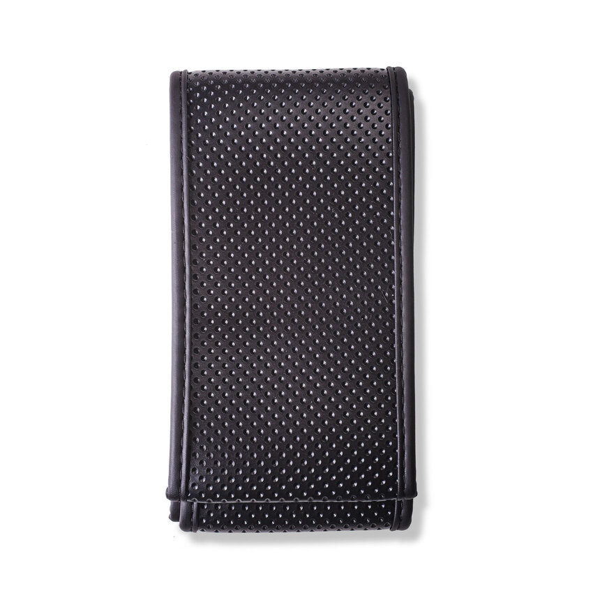 Оплётка для перетяжки руля Car Performance, перфорированная основа без кольца, экокожа CP-2082 BK (M)