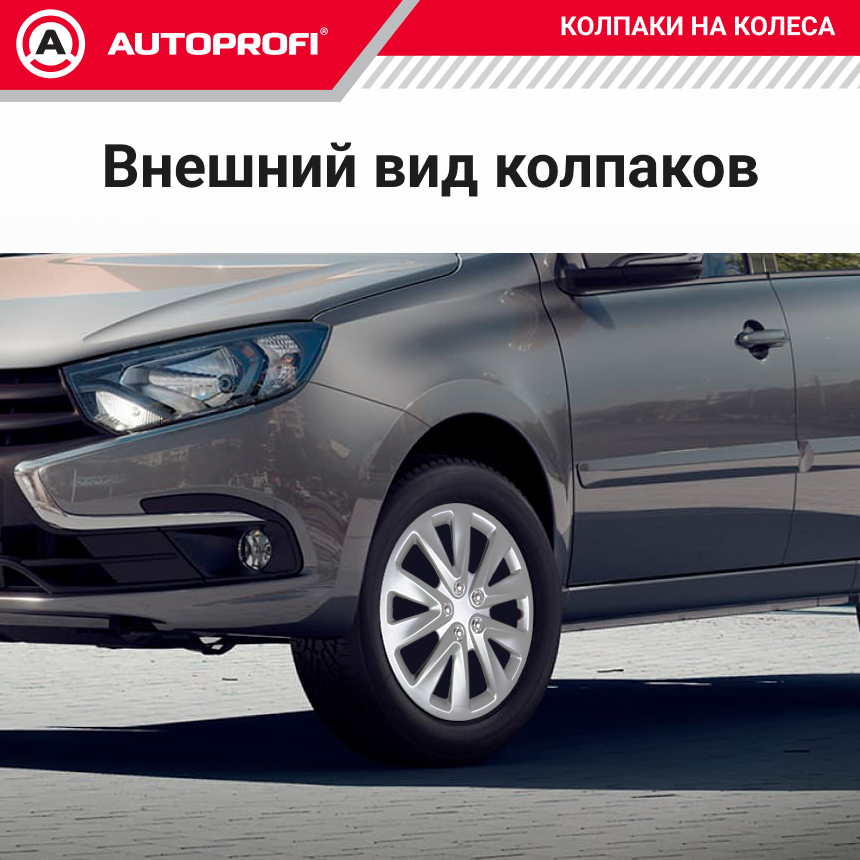 Колпаки на колёса AUTOPROFI WC-2030 SILVER (16)