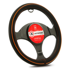 Оплётка руля AUTOPROFI, синтетический нубук AP-2020 BK/ORANGE (M) Оплётка руля AUTOPROFI, синтетический нубук AP-2020 BK/ORANGE (M)