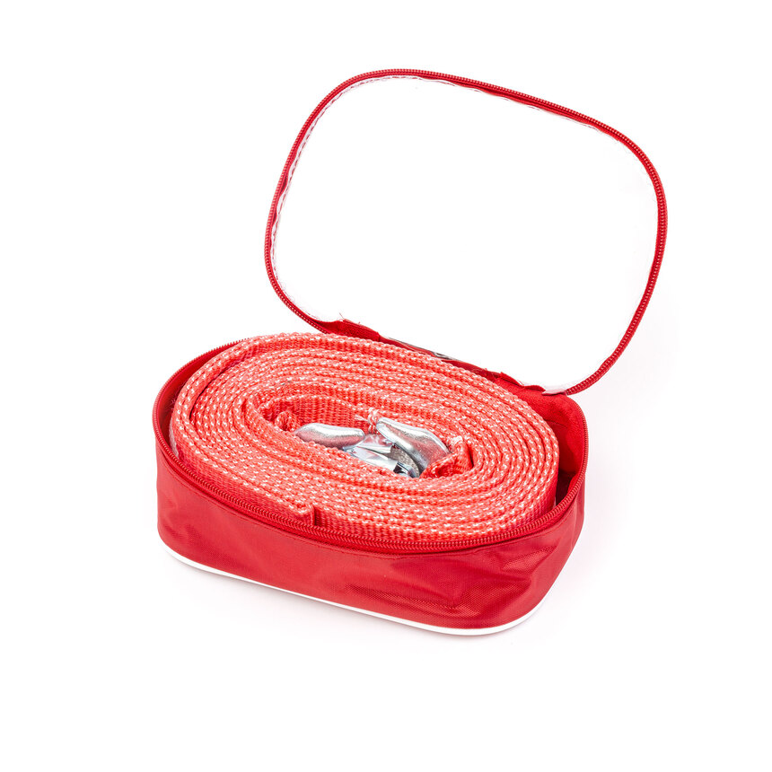 Трос буксировочный ленточный "AUTOPROFI" 7 т, 5 м, 2 крюка, сумка TRL-70/1