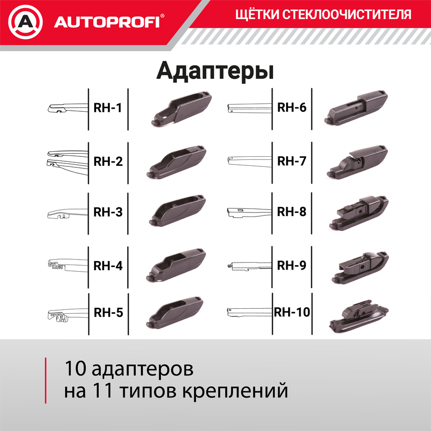 Щетка стеклоочистителя "AUTOPROFI", для заднего стекла RER-14 Щетка стеклоочистителя "AUTOPROFI", для заднего стекла RER-14